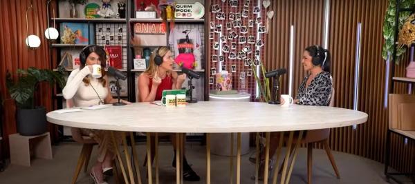 Fernanda Paes Leme e Giovanna Ewbank entrevista Thaís Fersoza no 