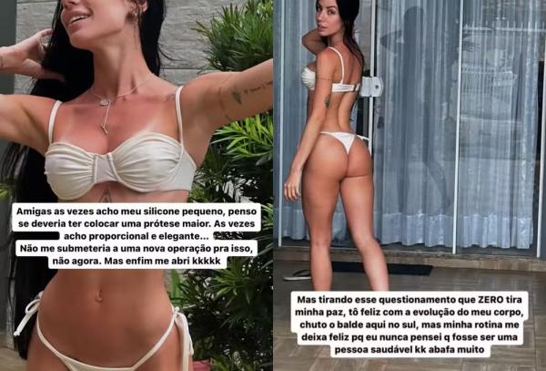 Stories de Maria Lina (Imagem:Reprodução/Instagram)