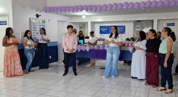 Prefeitura de Floriano realiza a&ccedil;&atilde;o de sa&uacute;de durante as campanhas Janeiro Branco e Janeiro Roxo.(Imagem:Secom)