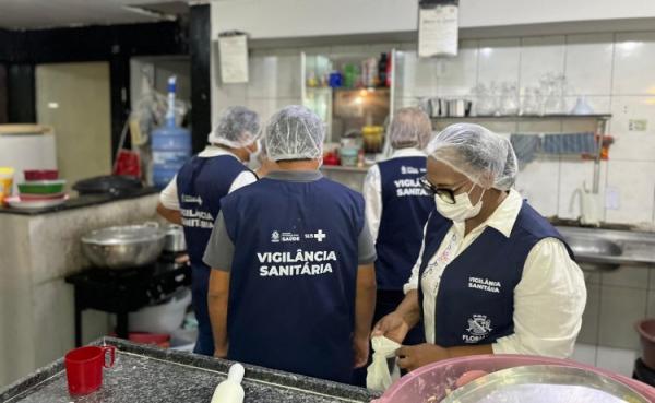 Vigil&acirc;ncia Sanit&aacute;ria de Floriano inspeciona pizzarias e refor&ccedil;a orienta&ccedil;&otilde;es sobre seguran&ccedil;a alimentar.(Imagem:Secom)