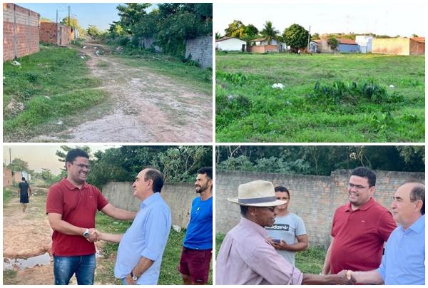   Vereador João Neto e Prefeito Antônio Reis se unem por melhorias no Conjunto Hermes Pacheco, em Floriano.(Imagem: Reprodução/Instagram)