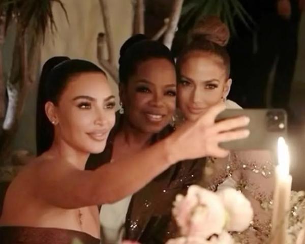  Kim Kardashian, Oprah Winfrey e Jennifer Lopez.(Imagem:Reprodução / Instagram )