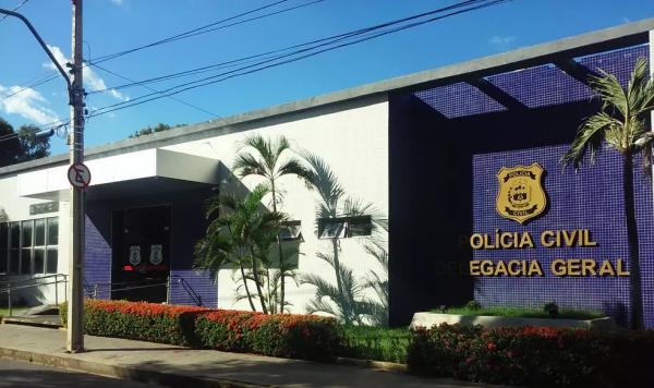 Delegacia Geral da Polícia Civil do Piauí em Teresina.(Imagem:Fernando Brito/G1)