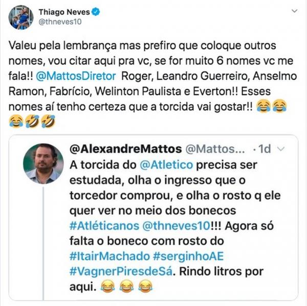 Thiago Neves, ex-Cruzeiro,(Imagem:Reprodução)