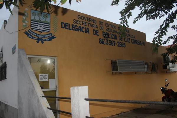 Delegacia de Luís Correia, Litoral do Piauí.(Imagem:Patrícia Andrade/G1)