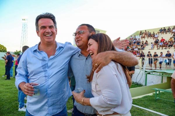  Ciro prestigia jogo de futebol no anivers&aacute;rio de Oeiras e destaca investimentos(Imagem:Ascom)