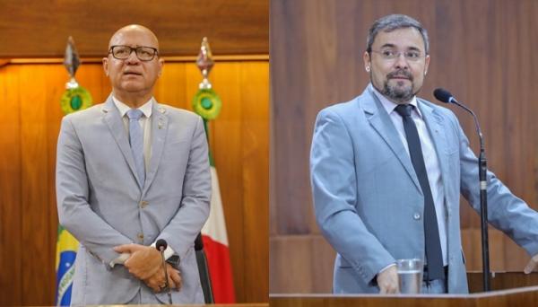 Deputados Franzé Silva e Fábio Novo(Imagem:Thiago Amaral/ Alepi)