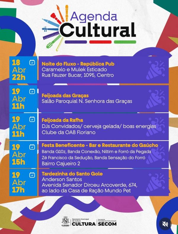 Fim de semana em Floriano promete programa&ccedil;&atilde;o cultural diversificada e muita anima&ccedil;&atilde;o(Imagem:Reprodu&ccedil;&atilde;o/Instagram)