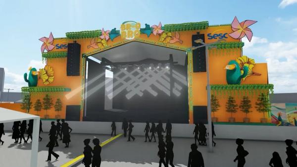 Palco BRO bró no Festival GiraSol em Teresina.(Imagem: Divulgação)