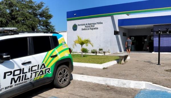 Central de Flagrantes em Parnaíba.(Imagem:Kairo Amaral/TV Clube)