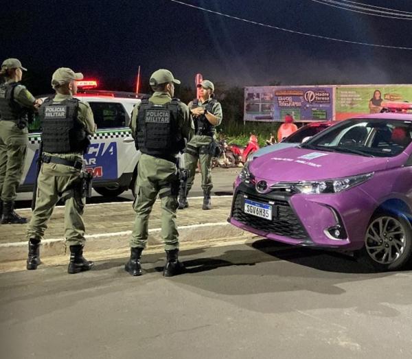 Sucesso no policiamento ostensivo durante as festividades de virada de ano em Floriano(Imagem:Divulgação/PM)