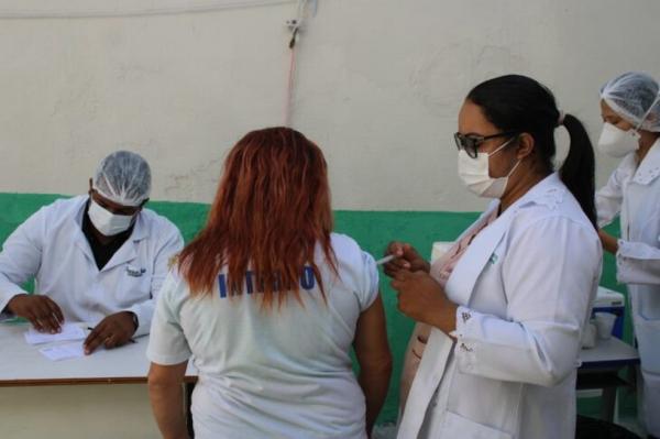 Cerca de 1.500 presos devem ser vacinados contra a Covid-19 em Teresina.(Imagem:Reprodução)