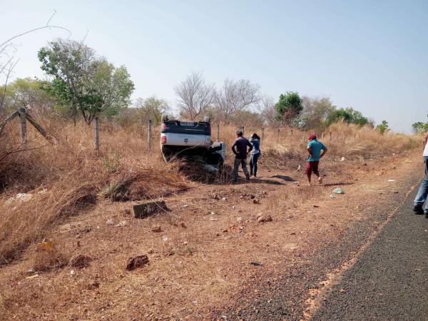 Idoso fica ferido em acidente na BR 343, zona rural de Floriano.(Imagem:Divulgação)