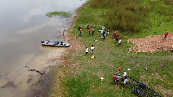 Marinha investiga acidente com canoa que afundou no rio Parnaíba, no Sul do Piauí(Imagem:Divulgação)