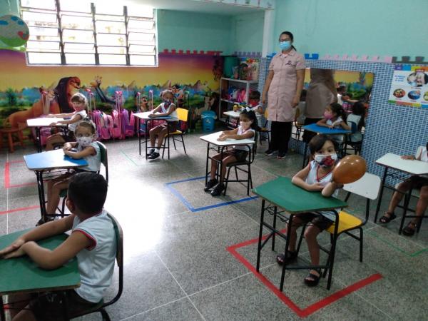 Escola Pequeno Príncipe volta às aulas do Ensino Infantil.(Imagem:FlorianoNews)