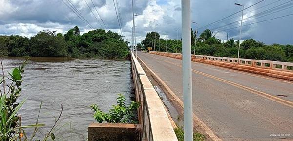 Ainda em cota de inundação, nível dos rios Longá e Marataoan deve continuar reduzindo nas próximas horas(Imagem:GAV/Defesa Civil de Barras)