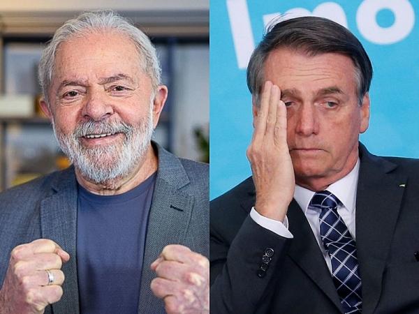 Lula e Jair Bolsonaro(Imagem:Reprodução)