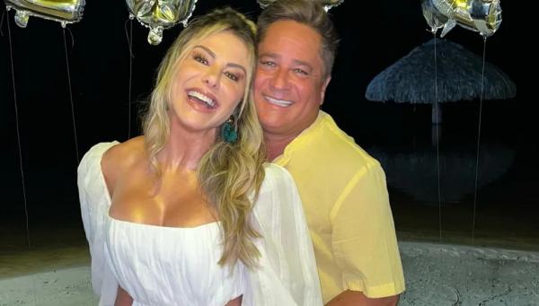 Poliana Rocha e Leonardo são casados desde 1995.(Imagem:Reprodução/Instagram)