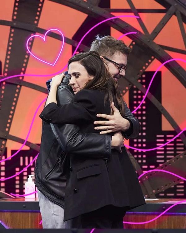 Fábio Porchat no Lady Night, programa de Tatá Werneck.(Imagem:Reprodução/Instagram Multishow)