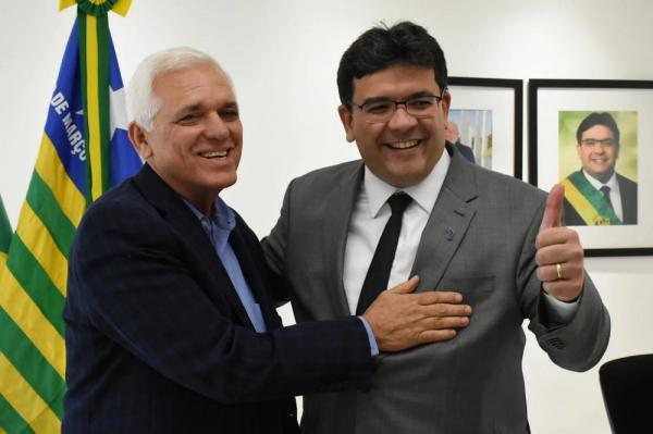 Themístocles Filho e Rafael Fonteles (PT), vice-governador e o governador do Piauí.(Imagem:Divulgação)