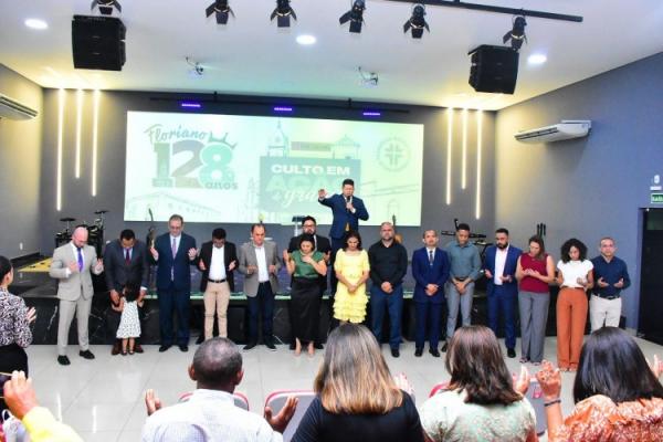 Culto de Gratidão encerra as comemorações pelos 128 anos de Floriano(Imagem:Secom)