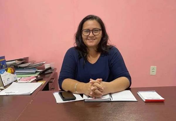 Chaguinha da Saúde (PSB), prefeita de Murici dos Portelas-PI.(Imagem:Divulgação)