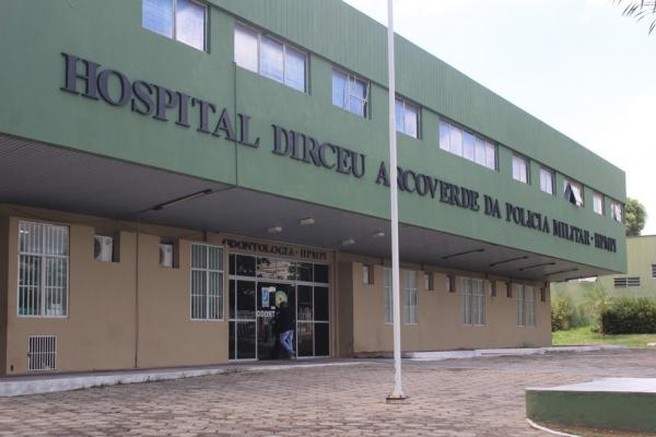 Hospital da Polícia Militar, em Teresina.(Imagem:Andrê Nascimento/ G1 PI)