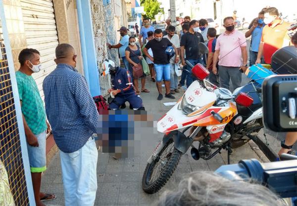 Segurança é executado no Centro de Teresina; populares ouviram 12 tiros(Imagem:Divulgação)