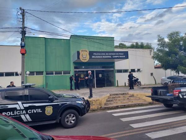 Delegacia de Polícia Civil de Campo Maior.(Imagem:Polícia Civil)