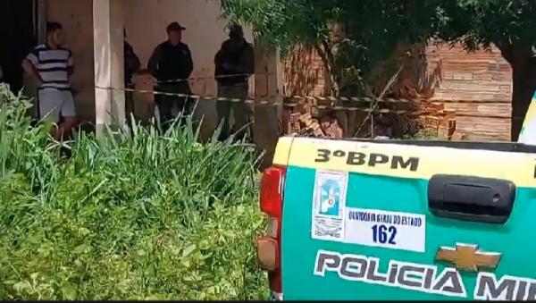 Homicídio é registrado no bairro Riacho Fundo, em Floriano(Imagem:Reprodução/JC 24 Horas)