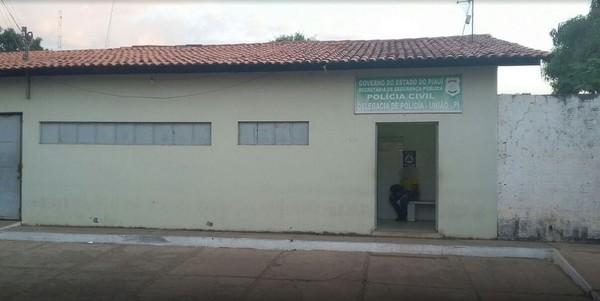 Sede da delegacia de Polícia Civil em União, no interior do Piauí.(Imagem:Washington Franklin/TV Clube)