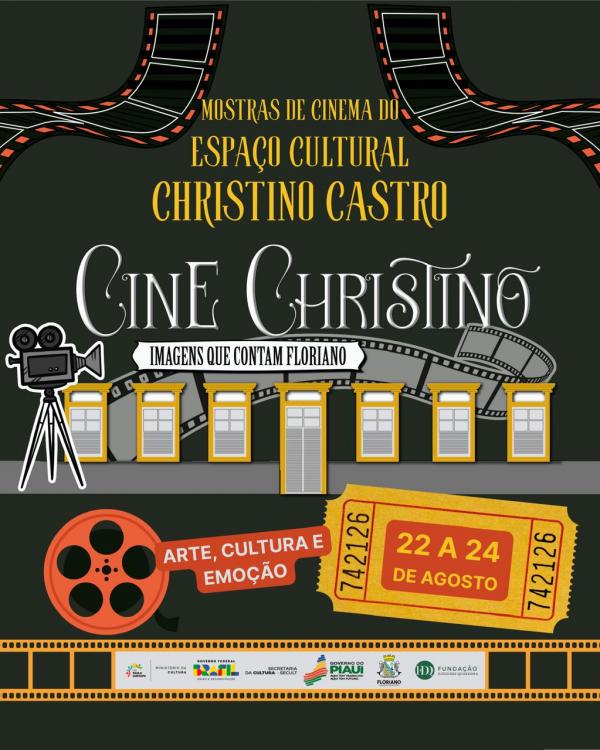 Floriano recebe Mostras de Cinema no Espaço Cultural Christino Castro.(Imagem:Reprodução/Instagram)