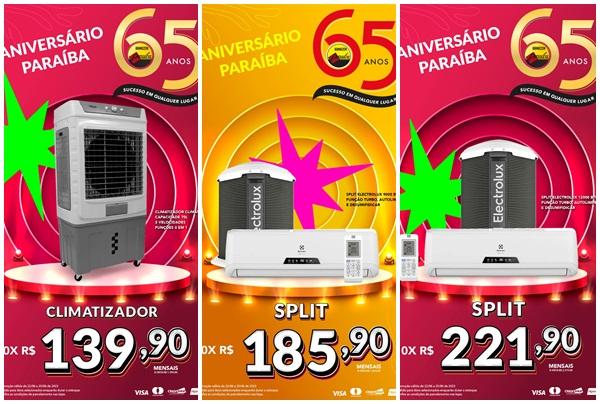 Explosão de Ofertas no Aniversário Paraíba!(Imagem:Divulgação)