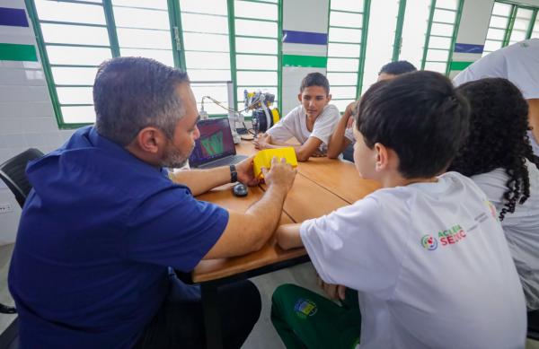 programa Robótica Seduc + Tron(Imagem:Letícia Santos)