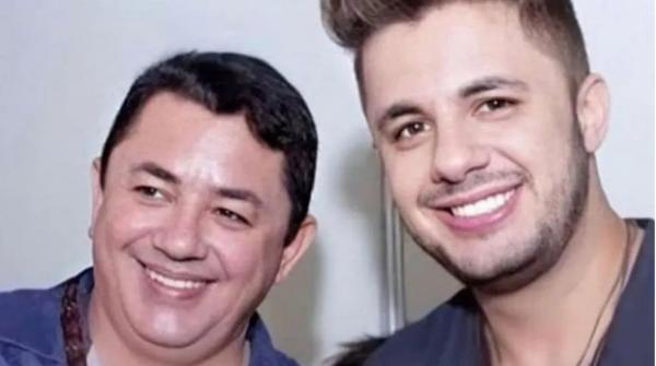 Cristiano Araújo e o pai, João Reis, Goiás(Imagem:Reprodução)