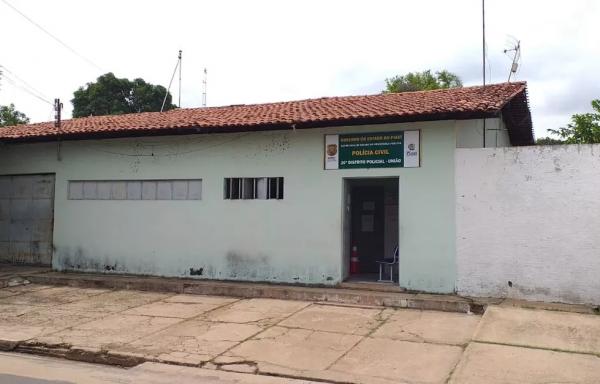 Sede da delegacia de Polícia Civil em União, no interior do Piauí.(Imagem:Alejandro Fernandes/ Click União)