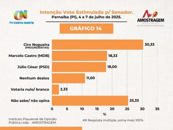 Em nova pesquisa, Ciro Nogueira lidera com folga todos os cenários(Imagem:Divulgação)