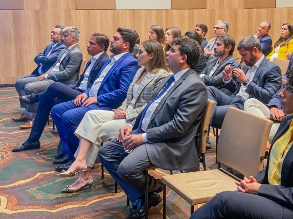 Durante o evento, foram apresentados o modelo de concessão, as metas e objetivos do projeto, além de informações sobre o mercado de saneamento básico no Piauí.(Imagem:Divulgação)