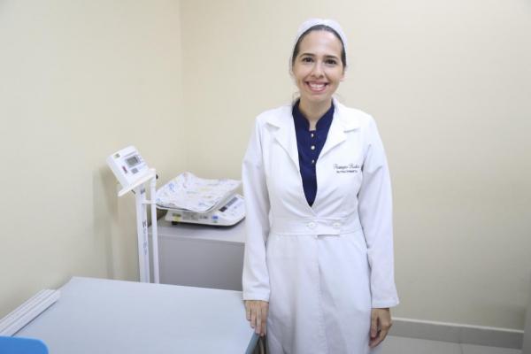 Thamyres Bastos, nutricionista do Banco de Leite da Maternidade Dona Evangelina Rosa.(Imagem:Jo&atilde;o Allbert)