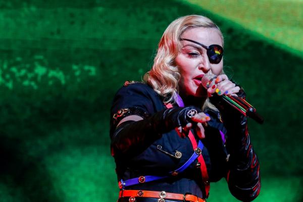 Madonna durante show em Nova York em 2019(Imagem:Reprodução)