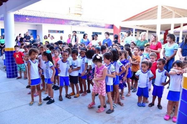 Educação de Floriano entrega ampliação da Creche Solimar Alencar(Imagem:Secom)