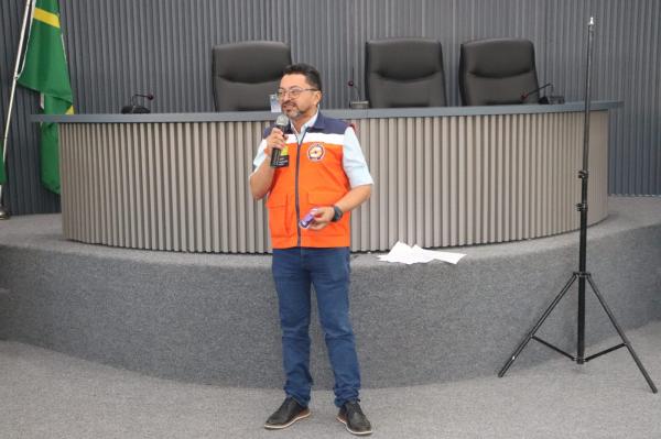 Diretor de Prevenção e Mitigação da Defesa Civil, Werton Costa.(Imagem:Divulgação)