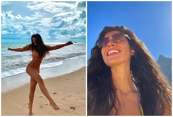  Isadora Cruz ama praias.(Imagem:Reprodução/Instagram )