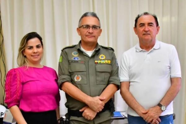 Encontro entre o prefeito Antônio Reis e o Tenente Coronel Gilson Leite visa aprimorar parceria entre Prefeitura e Polícia Militar do Piauí.(Imagem:Reprodução/Instagram)