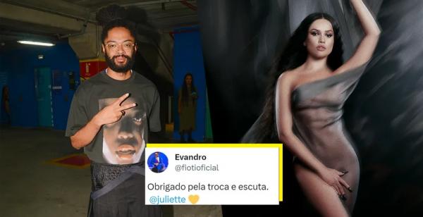 Evandro Fióti agradeceu Juliette após polêmica com plágio.(Imagem:AgNews/Juliana Rocha)