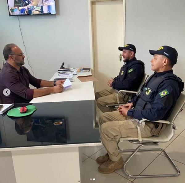 Vereador Joab Curvina é convidado pela PRF para o lançamento da Semana Nacional de Trânsito.(Imagem:Reprodução/Instagram)