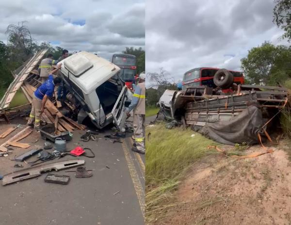 Grave acidente na PI-140 entre Floriano e Itaueira deixa v&iacute;timas fatais.(Imagem:Reprodu&ccedil;&atilde;o)