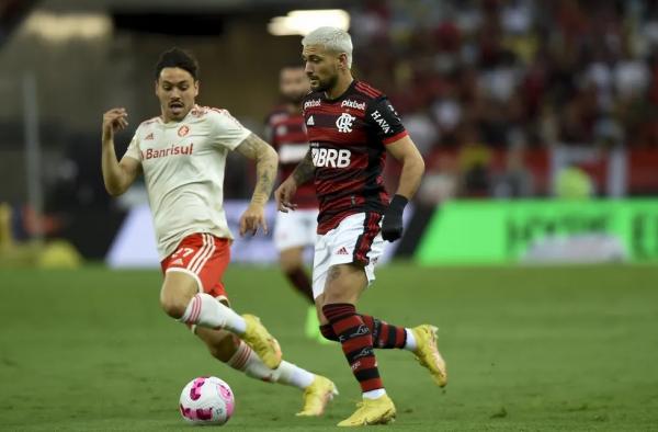  Arrascaeta em Flamengo x Internacional(Imagem:Marcelo Cortes / Flamengo )