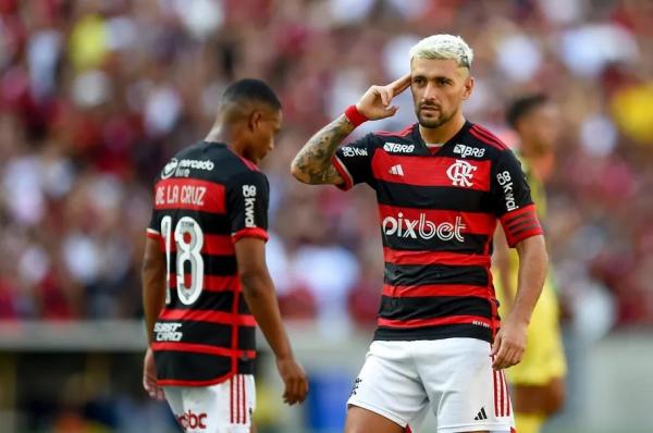 Arrascaeta começa 2024 com parte técnica e física em alto nível.(Imagem:Flamengo)