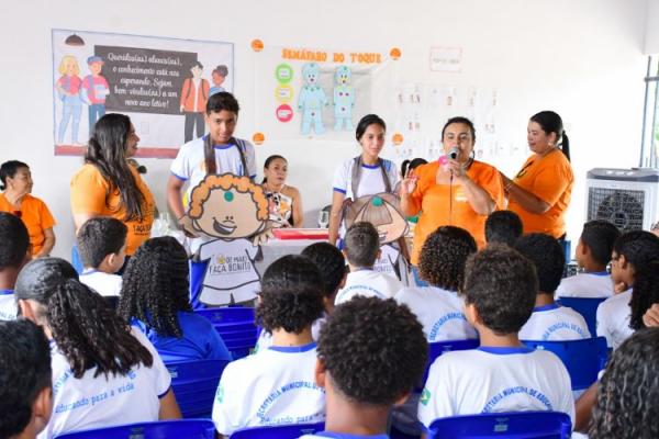 Prefeitura de Floriano leva conscientização sobre violência sexual infantil às escolas municipais(Imagem:Secom)